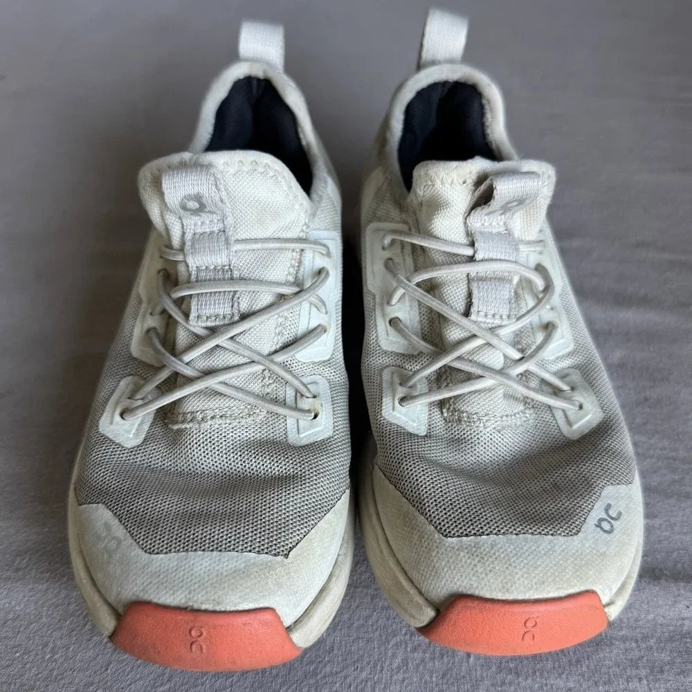 Size 11c -  On‎ Cloudleap, Ivory/Flame Little Kid Medium